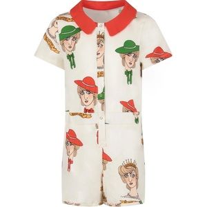 Mini Rodini toddler Summersuit - Princess Diana